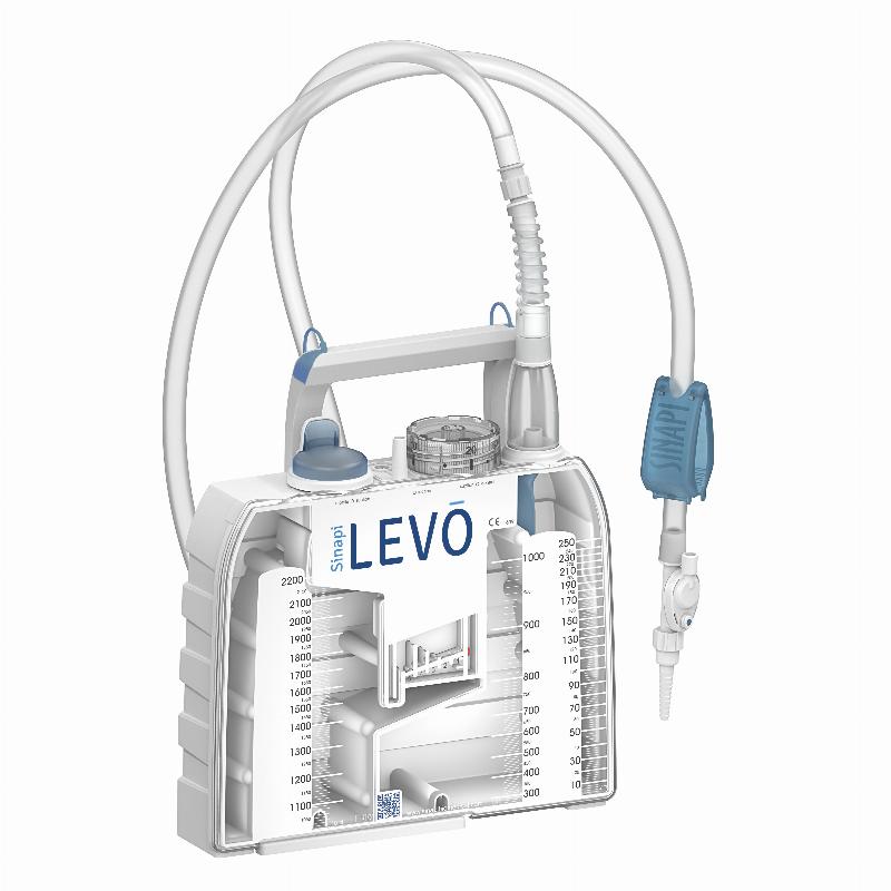 XL2200S+ Дренажна система для грудної клітини суха однокамерна з кольоровою шкалою вимірювання SINAPI.